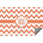 Chevron Indoor / Outdoor Rug - 6'x8' w/ Monogram