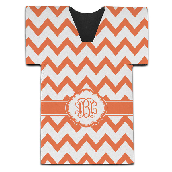 Custom Chevron Jersey Bottle Cooler (Personalized)