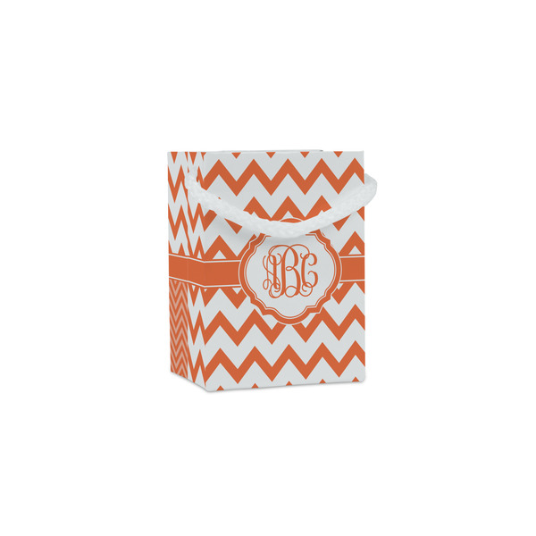 Custom Chevron Jewelry Gift Bags - Matte (Personalized)