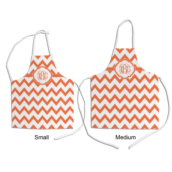 Chevron Kid's Aprons - Comparison