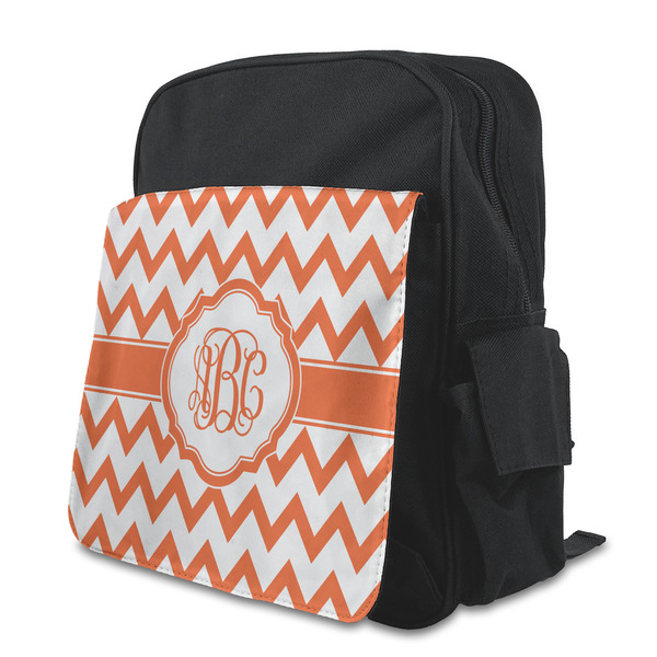Custom Chevron Preschool Backpack (Personalized)