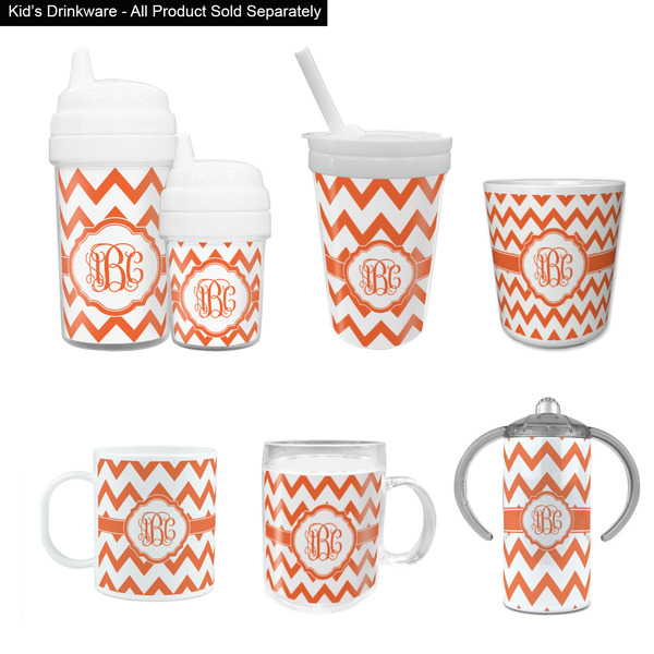 Chevron Kid's Drinkware - Customized & Personalized