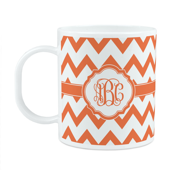 Custom Chevron Plastic Kids Mug (Personalized)
