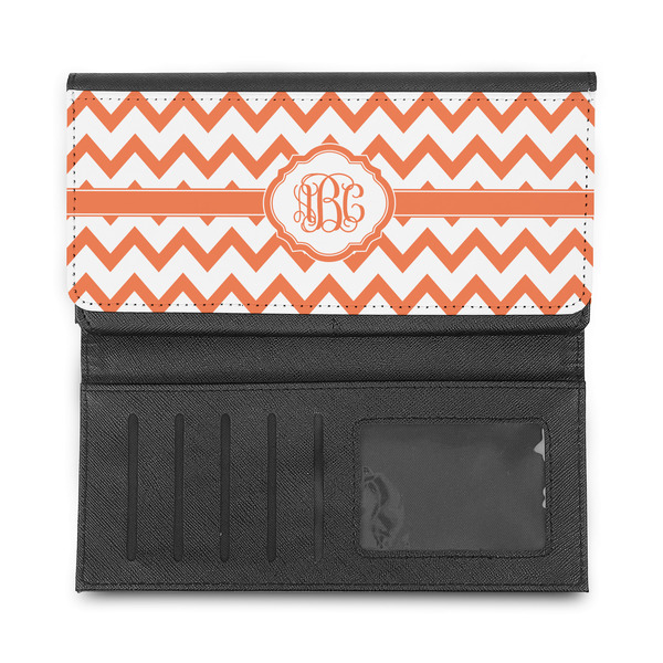 Chevron Ladies Wallet - Half Way Open
