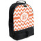 Chevron Large Backpack - Black - Angled View