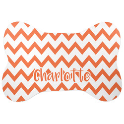 Chevron Bone Shaped Dog Food Mat (Personalized)