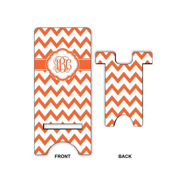 Chevron Large Phone Stand - Front & Back