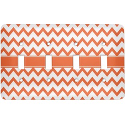 Chevron Light Switch Cover (4 Toggle Plate)