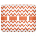 Chevron Light Switch Cover (3 Toggle Plate)