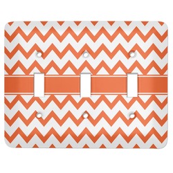 Chevron Light Switch Cover (3 Toggle Plate)