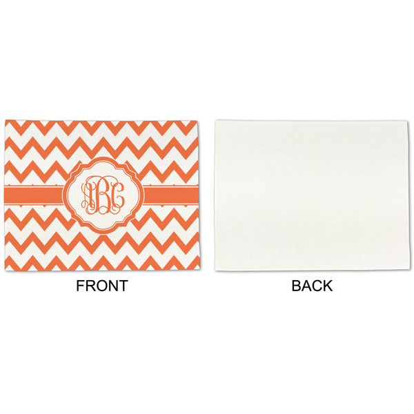 Chevron Linen Placemat - APPROVAL Single (single sided)