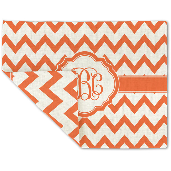 Chevron Linen Placemat - Folded Corner (double side)