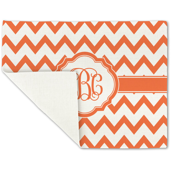 Chevron Linen Placemat - Folded Corner (single side)