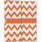 Chevron Linen Placemat - Folded Half (double sided)