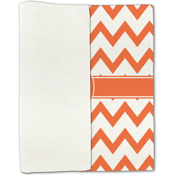 Chevron Linen Placemat - Folded Half