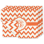 Chevron Linen Placemat w/ Monogram