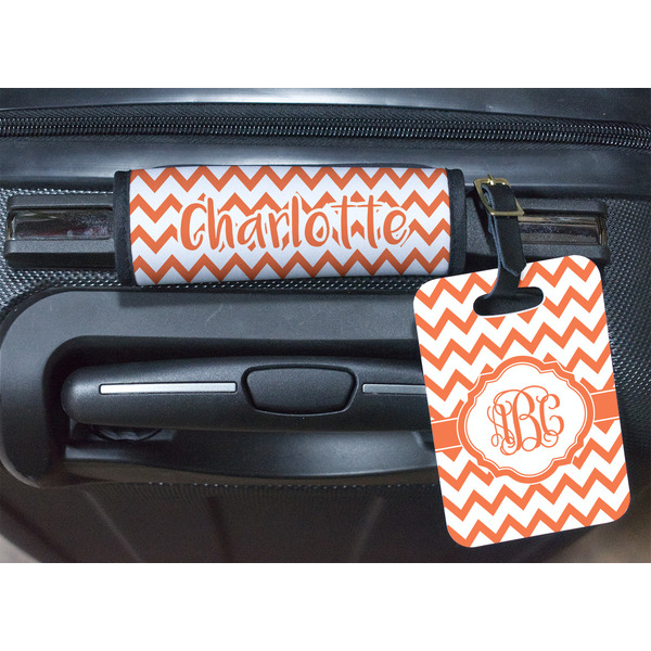 Chevron Luggage Wrap & Tag
