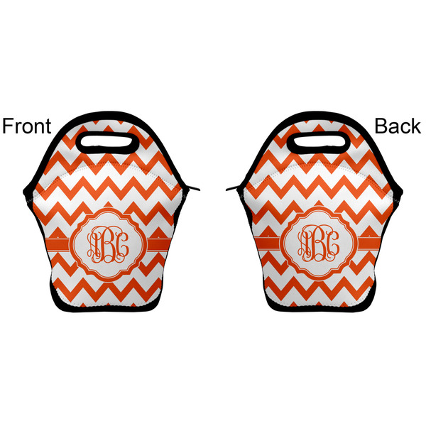Chevron Lunch Bag - Front and Back