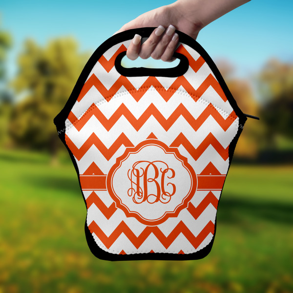 Chevron Lunch Bag - Hand