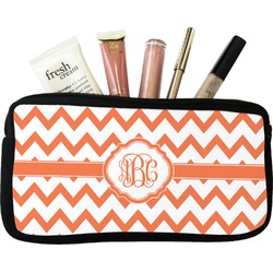 Chevron Makeup / Cosmetic Bag - Small (Personalized)
