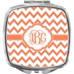 Chevron Compact Makeup Mirror (Personalized)