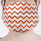 Chevron Mask - Pleated (new) Front View on Girl