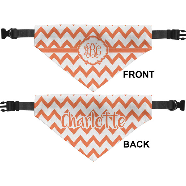 Chevron Medium Dog Bandana Approval