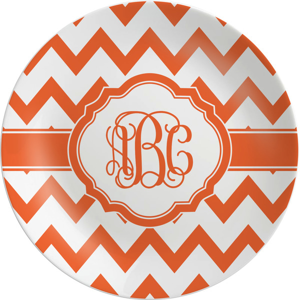 Custom Chevron Melamine Plate (Personalized)