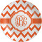 Chevron Melamine Plate (Personalized)