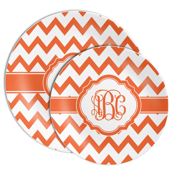 Chevron Melamine Plates - PARENT/MAIN