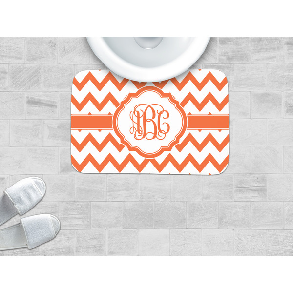 Chevron Memory Foam Bath Mat - LIFESTYLE