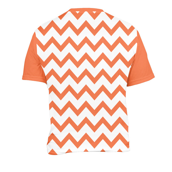 Chevron Men's Crew Neck T Shirt Medium - Back