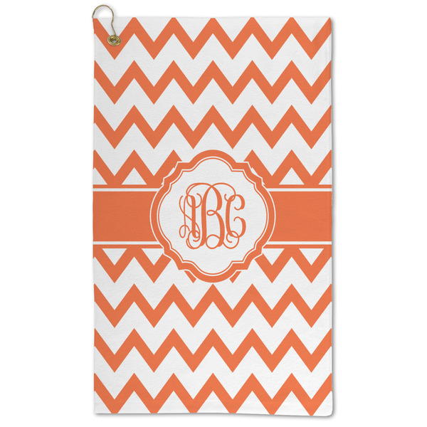 Custom Chevron Microfiber Golf Towel (Personalized)