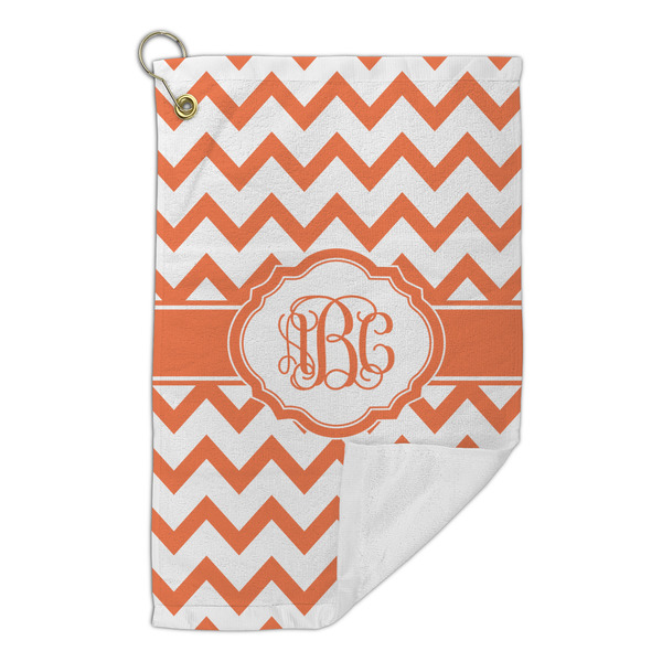 Chevron Microfiber Golf Towels Small - FRONT FOLDED