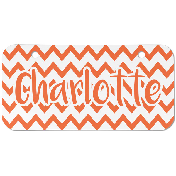 Chevron Mini Bicycle License Plate - Two Holes