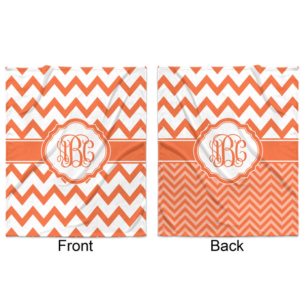 Chevron Minky Blanket - 50"x60" - Double Sided - Front & Back
