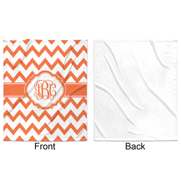 Chevron Minky Blanket - 50"x60" - Single Sided - Front & Back
