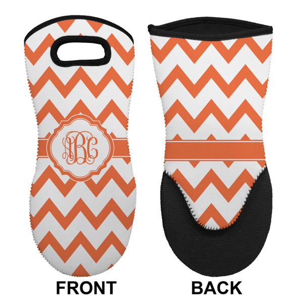 Chevron Neoprene Oven Mitt (Front & Back)