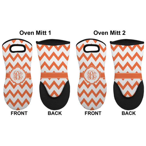 Chevron Neoprene Oven Mitt - Set of 2 - Approval