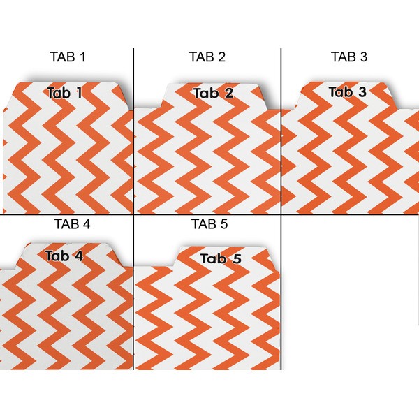 Chevron Page Dividers - Set of 5 - Approval