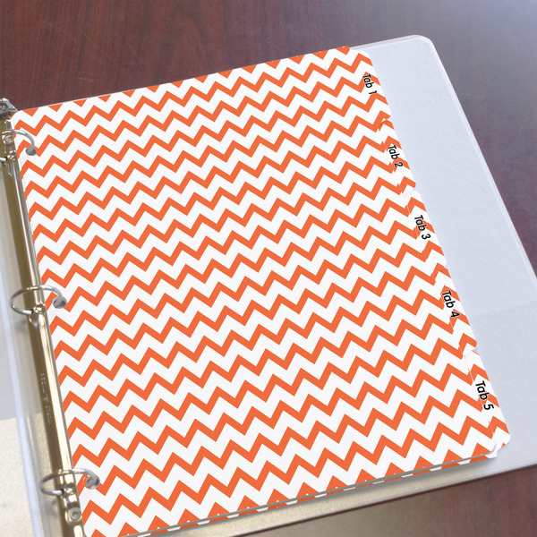 Chevron Page Dividers - Set of 5 - In Context