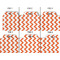 Chevron Page Dividers - Set of 6 - Approval
