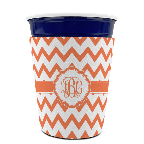 Chevron Party Cup Sleeves - without bottom - FRONT (on cup)