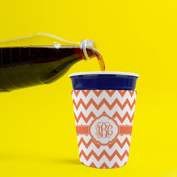 Chevron Party Cup Sleeves - without bottom - Lifestyle