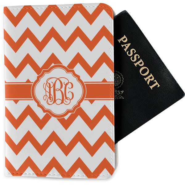 Custom Chevron Passport Holder - Fabric (Personalized)