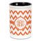 Chevron Ceramic Pencil Holders - Black