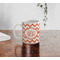 Chevron Personalized Coffee Mug - Lifestyle