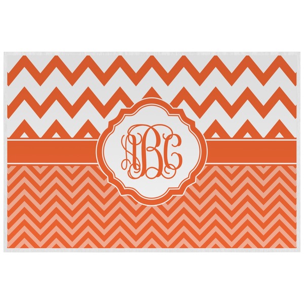 Chevron Personalized Placemat (Back)