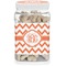 Chevron Dog Treat Jar (Personalized)
