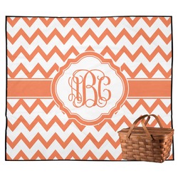 Chevron Outdoor Picnic Blanket (Personalized)